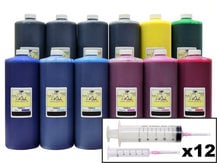 12x1L Ink Refill Kit for CANON PFI-105, PFI-106, PFI-206, PFI-304, PFI-306, PFI-704, PFI-706